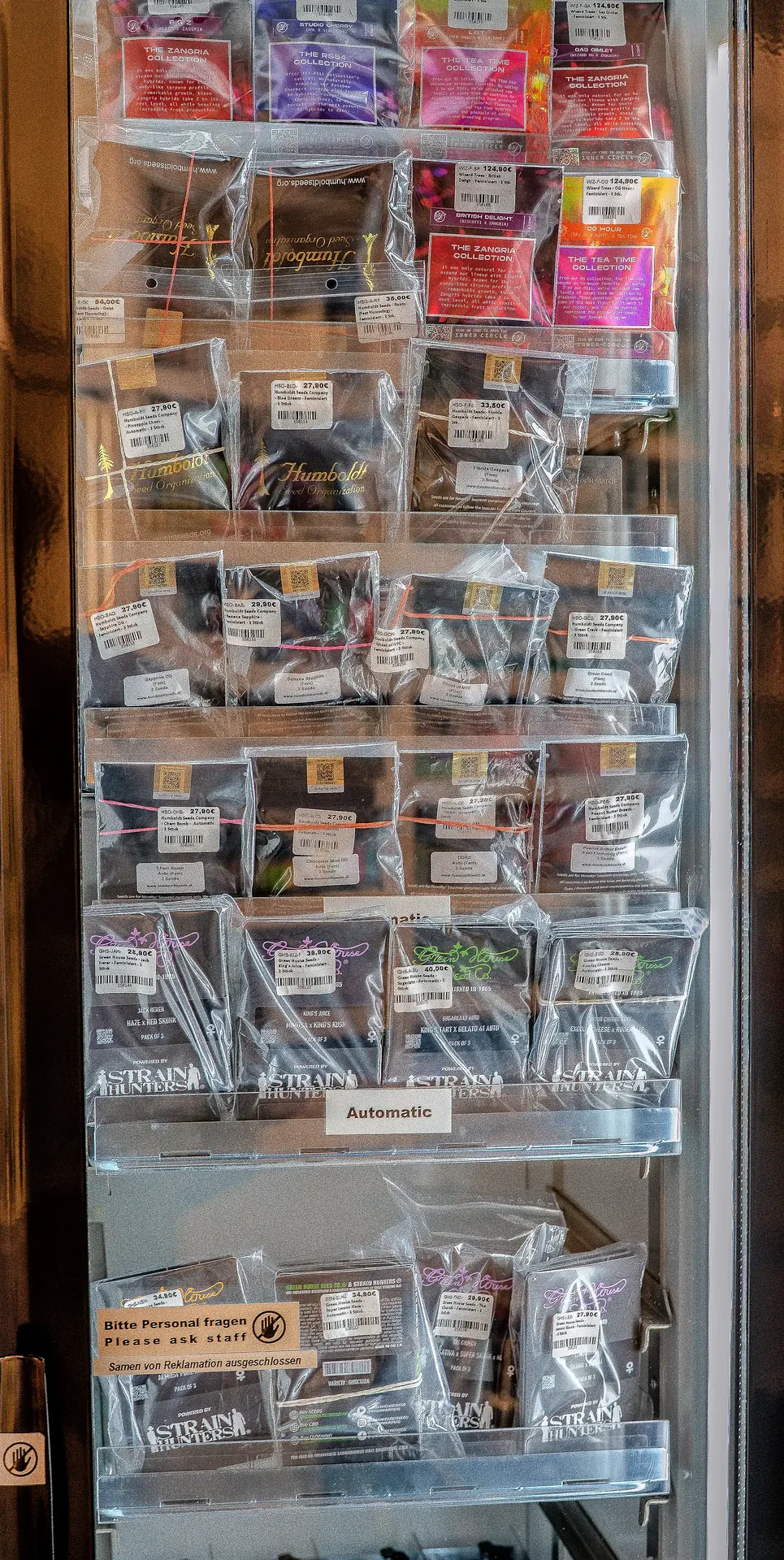 Seed-Vitrine: Automatics — The Jungle Headshop