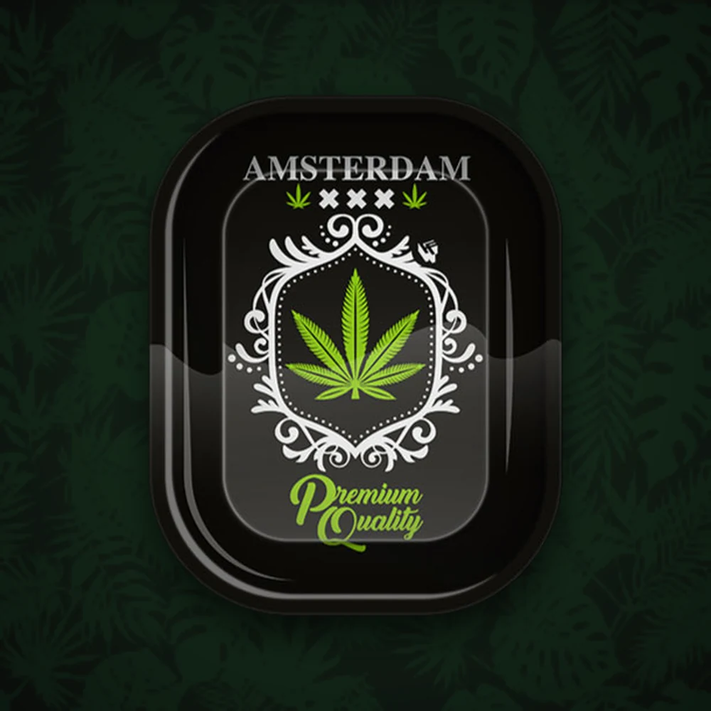 BLACK LEAF Amsterdam - Tütchen - bedruckt - 102x76mm - Kassette - 1 Stück