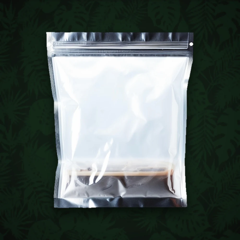 Tütchen - 55x65mm - 90µ - Ziplock Schwarz - Transparent — Ansicht 3
