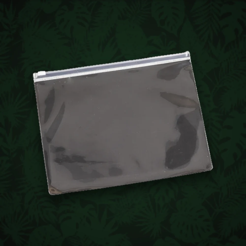 Aufbewahrung, Boxen & Taschen Tütchen - 55x65mm - 90µ - Ziplock Schwarz - Transparent