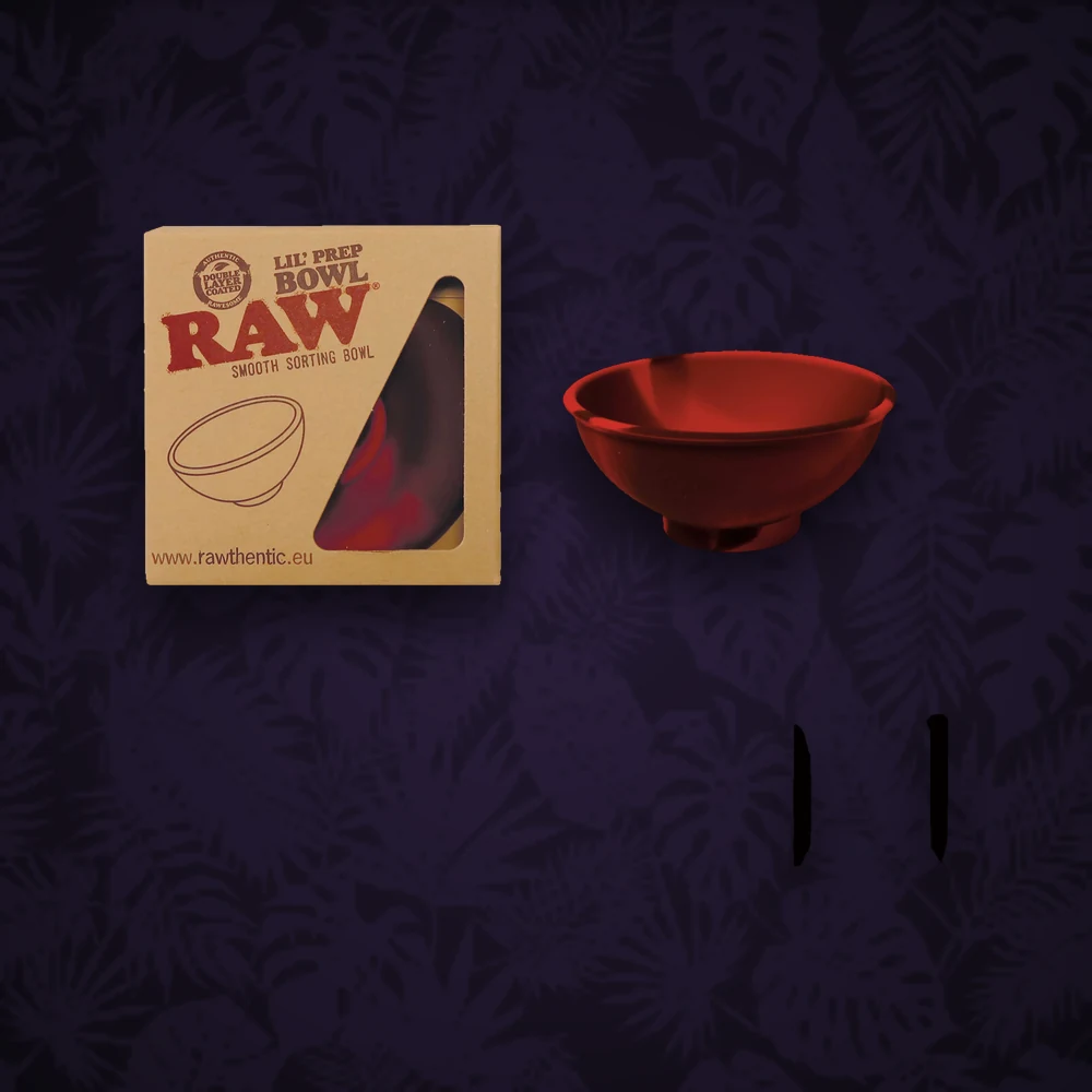 RAW RAW - Prep Bowl - Silikonschale - Rot/Schwarz