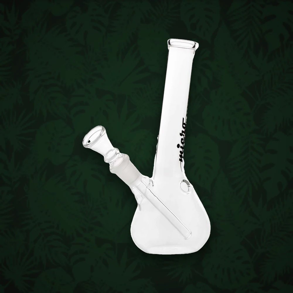 Micro Glasbong 14,5er - Hangover Bowl - H:16cm D:22mm WS:3mm - Klar/Farblos — Ansicht 2
