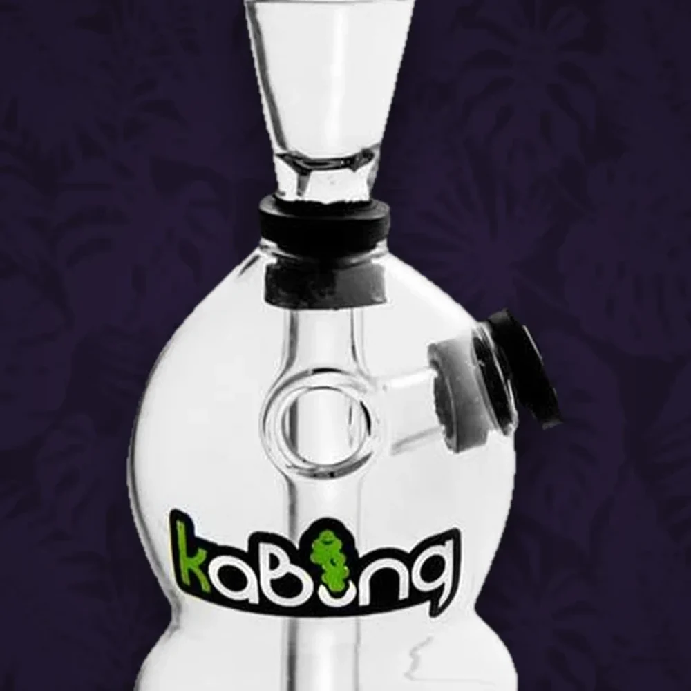 Kabong - Glas Kawumm - L:10cm - Klar mit Aufdruck — Ansicht 2