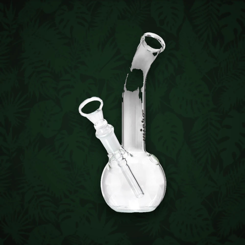Bongs Micro Glasbong Bowl+Knick H:18cm D:36mm 14.5er