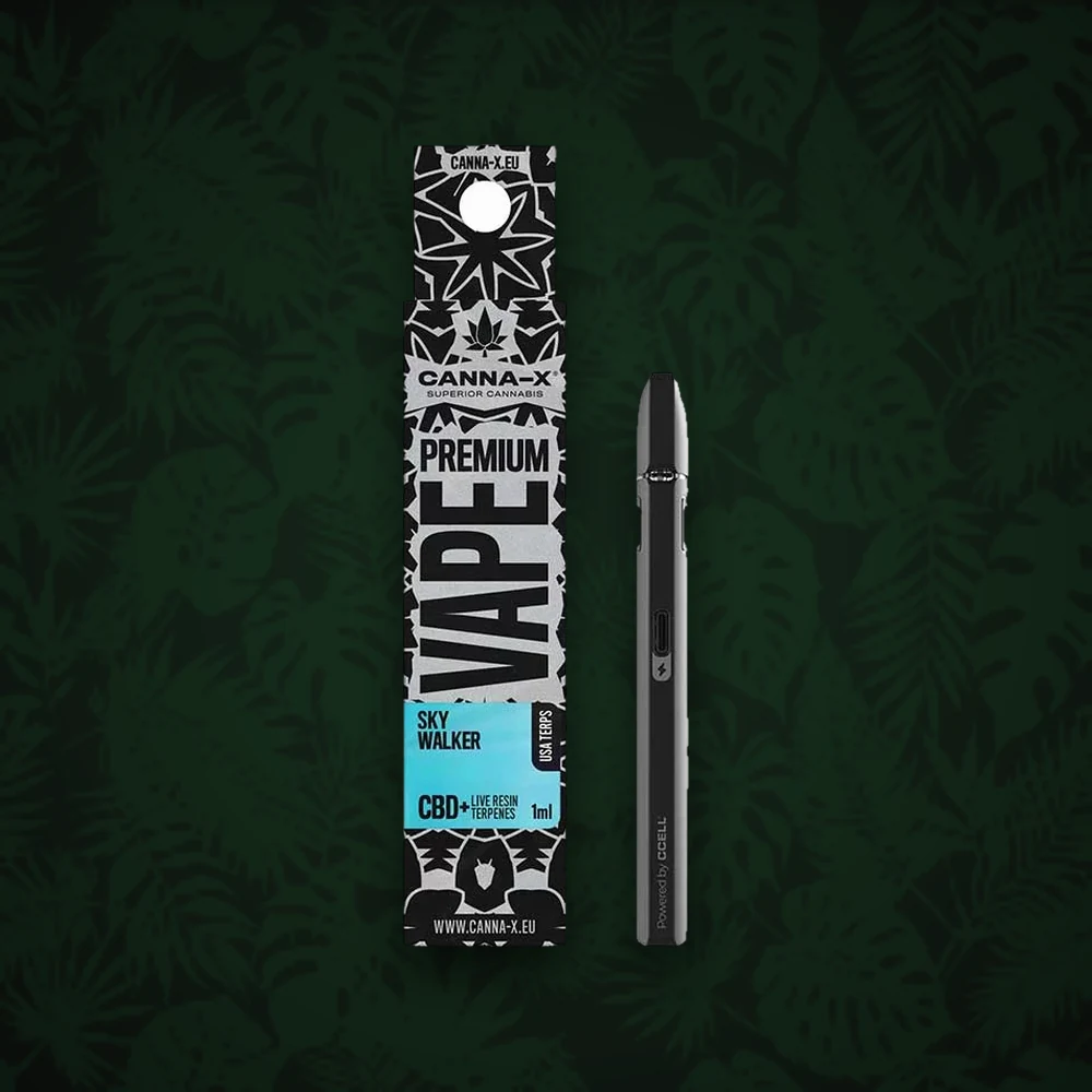 Canna Smile M4B Pro Vape Pen 510er - Schwarz — Ansicht 3