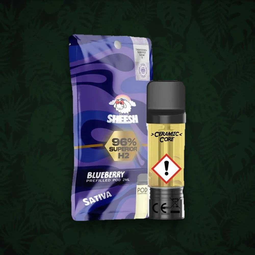 Sheesh - 98% Superior Blend - Vape/Einweg 1ml - Blue Zushi — Ansicht 3