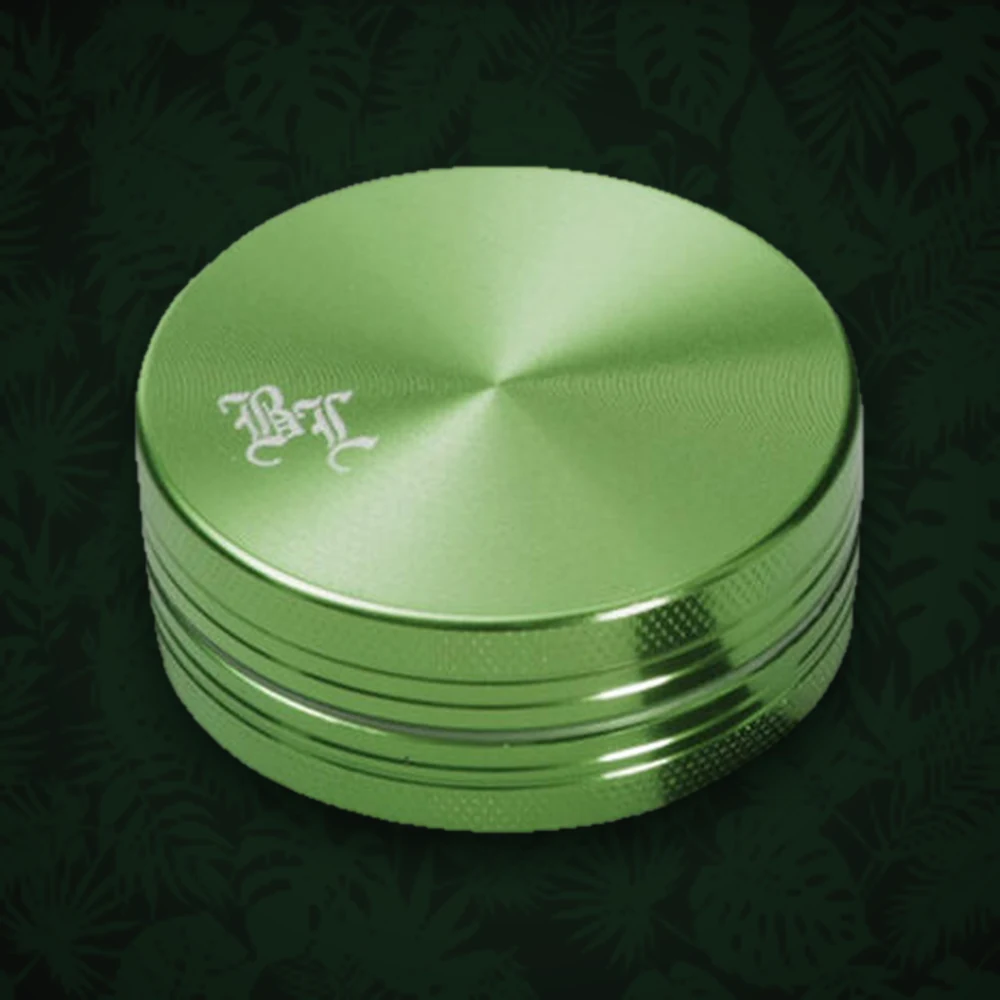 Black Leaf - Blumen-Grinder 5-tlg. Grün Ø 63/58 mm H 64 mm Zahnloses Mahlwerk — Ansicht 2
