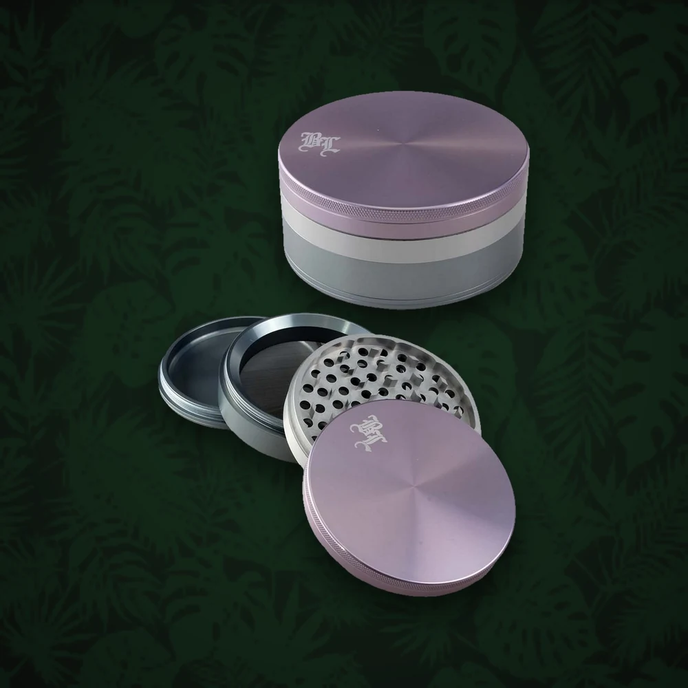 Amsterdam Pollinatorgrinder 4tlg - 420 Legal Motive - D:40mm - versch. Farben — Ansicht 2