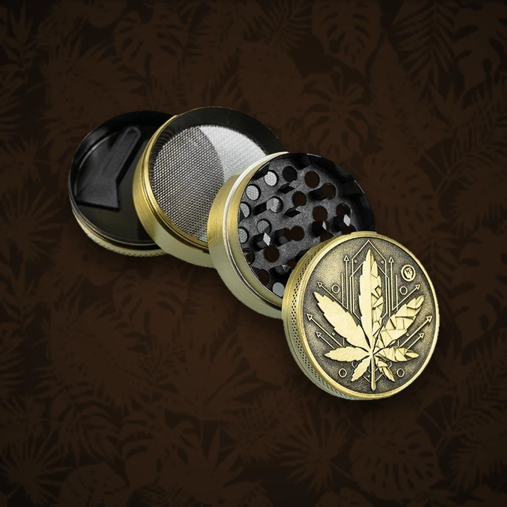 Grinder Fire Flow - Kunststoffgrinder 2tlg. D:55mm - Bud Buddies