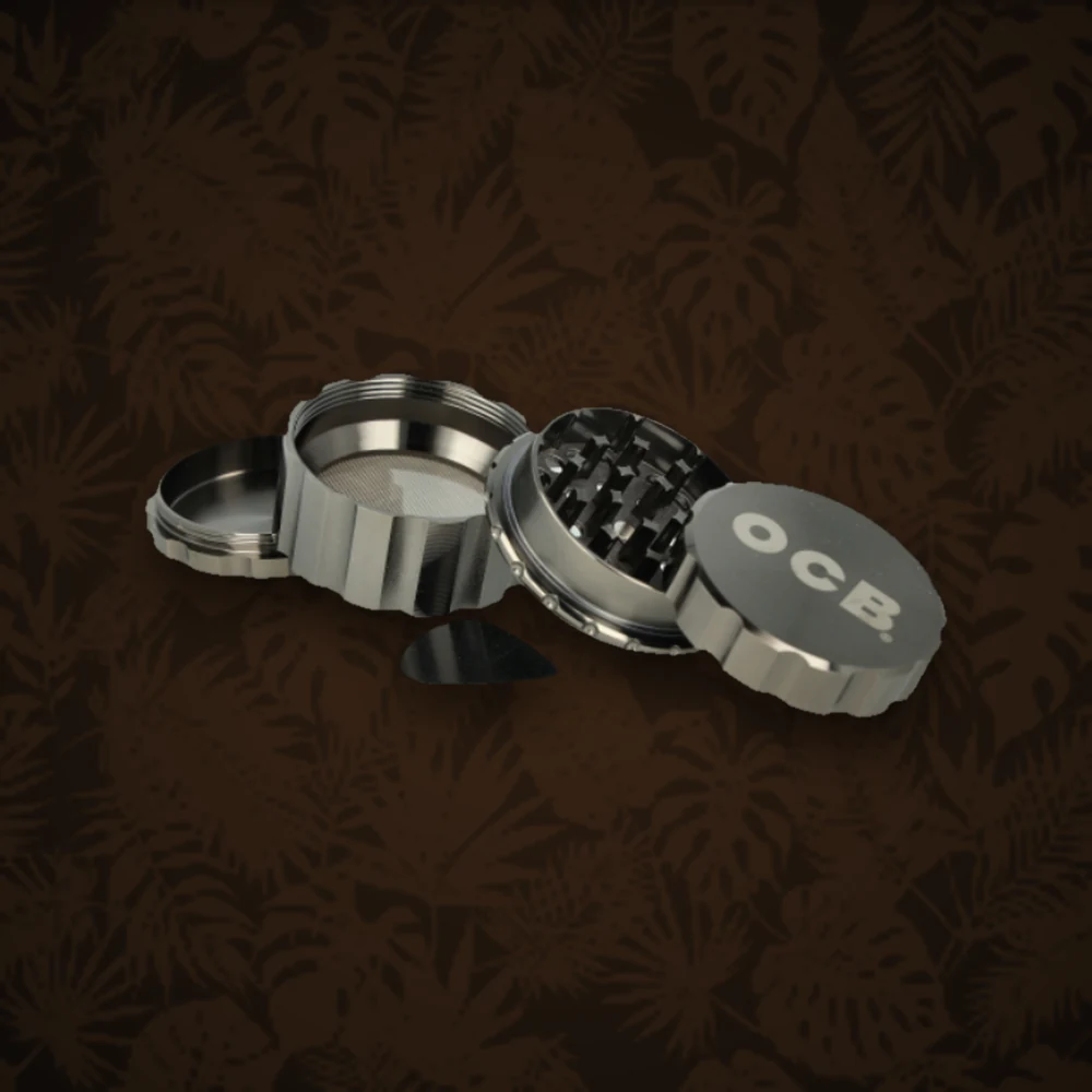 OCB - Pollinatorgrinder 4tlg.- D:50mm H:48mm - Schwarz oder Anthrazit — Ansicht 2