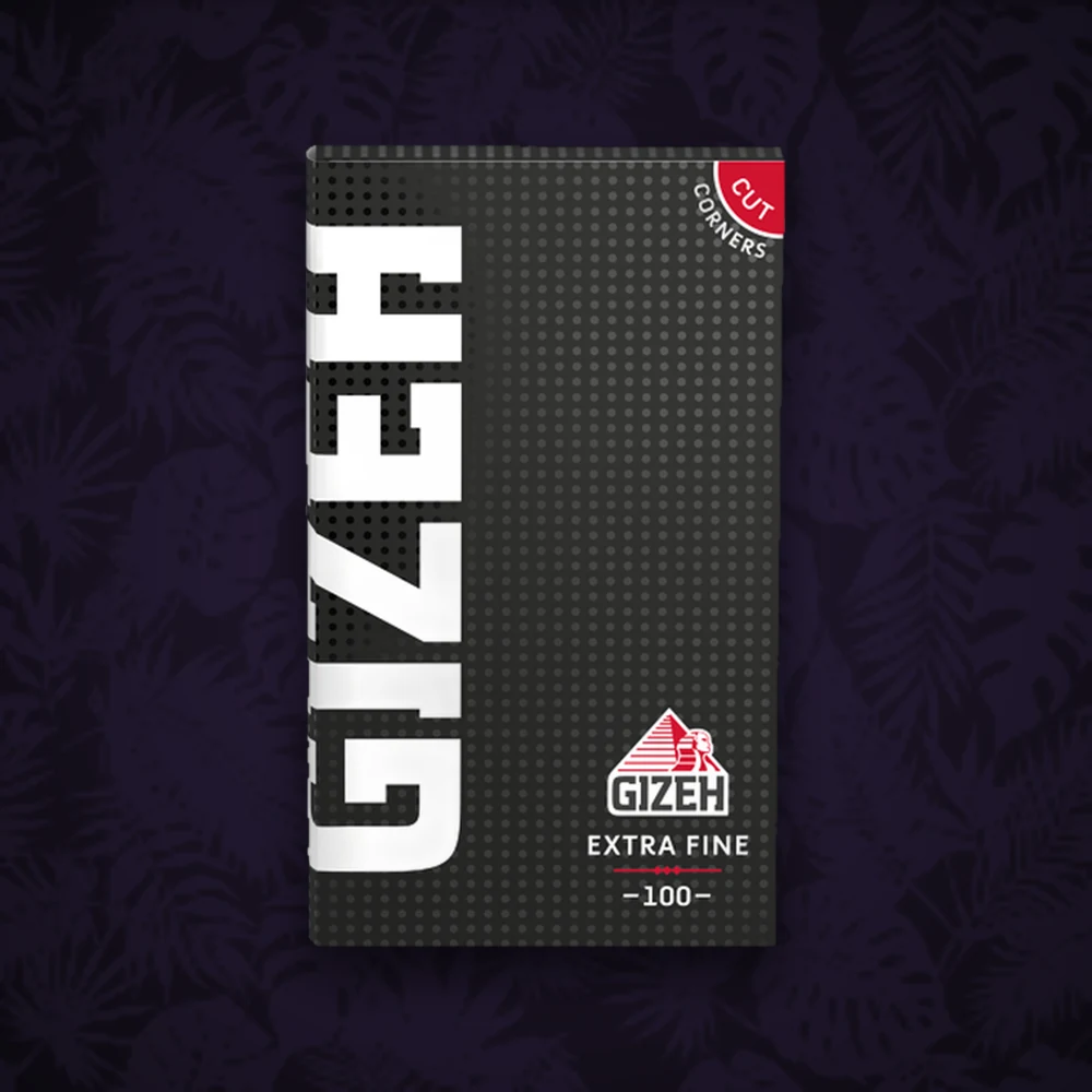 GIZEH GIZEH Extra Fine Black - King Size Slim - 33 Blättchen