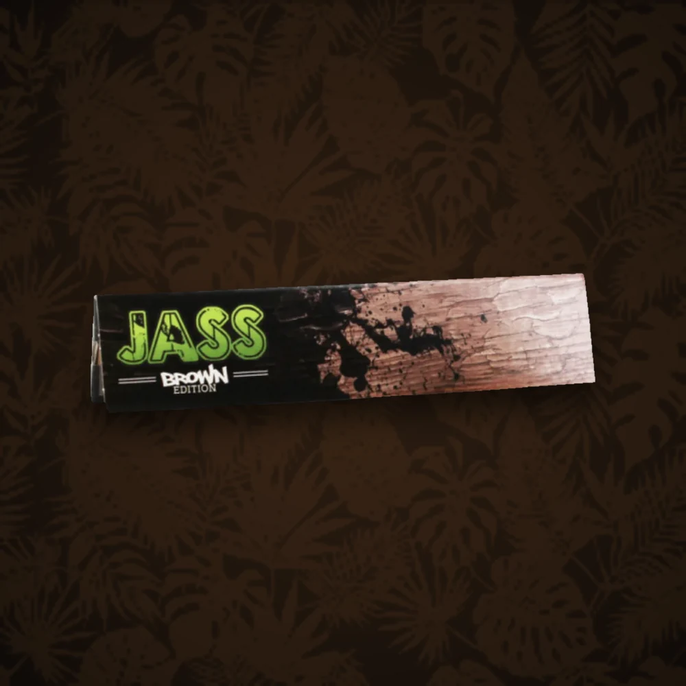 Filtertips JASS Brown - unbleached - King Size Slim - 33 Blättchen