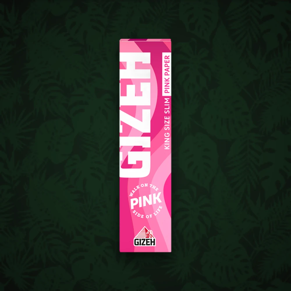 GIZEH GIZEH All Pink - King Size Slim - 34 Blättchen + 34 Filtertips