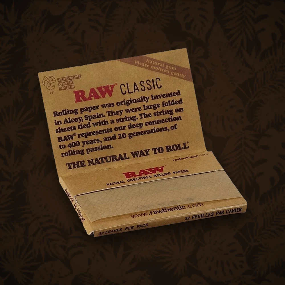 RAW Classic - unbleached - 1 1/4 - 50 Blättchen — Ansicht 2