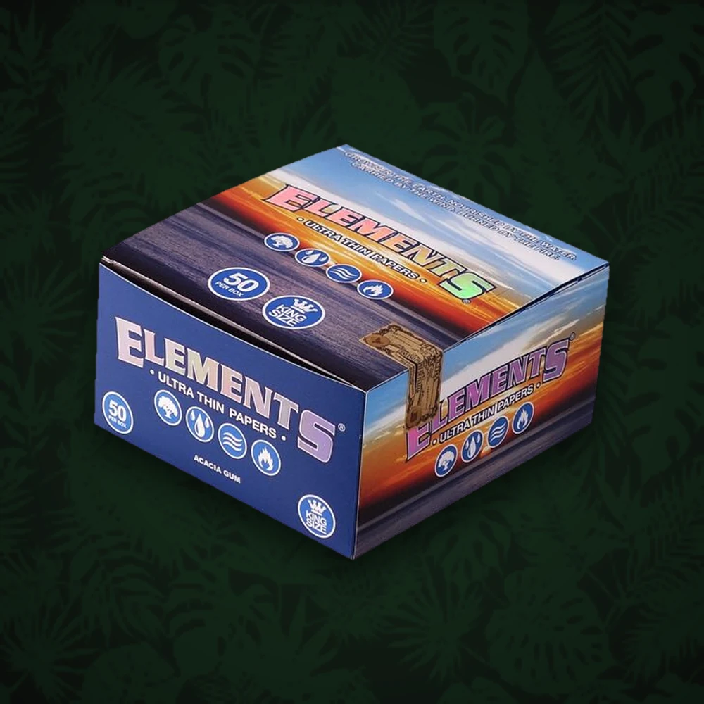 ELEMENTS Elements Blue - King Size Slim - 32 Blättchen
