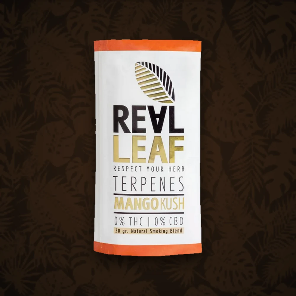 REAL LEAF Real Leaf Terpenes Mango Kush 20g - Pfeifentabak