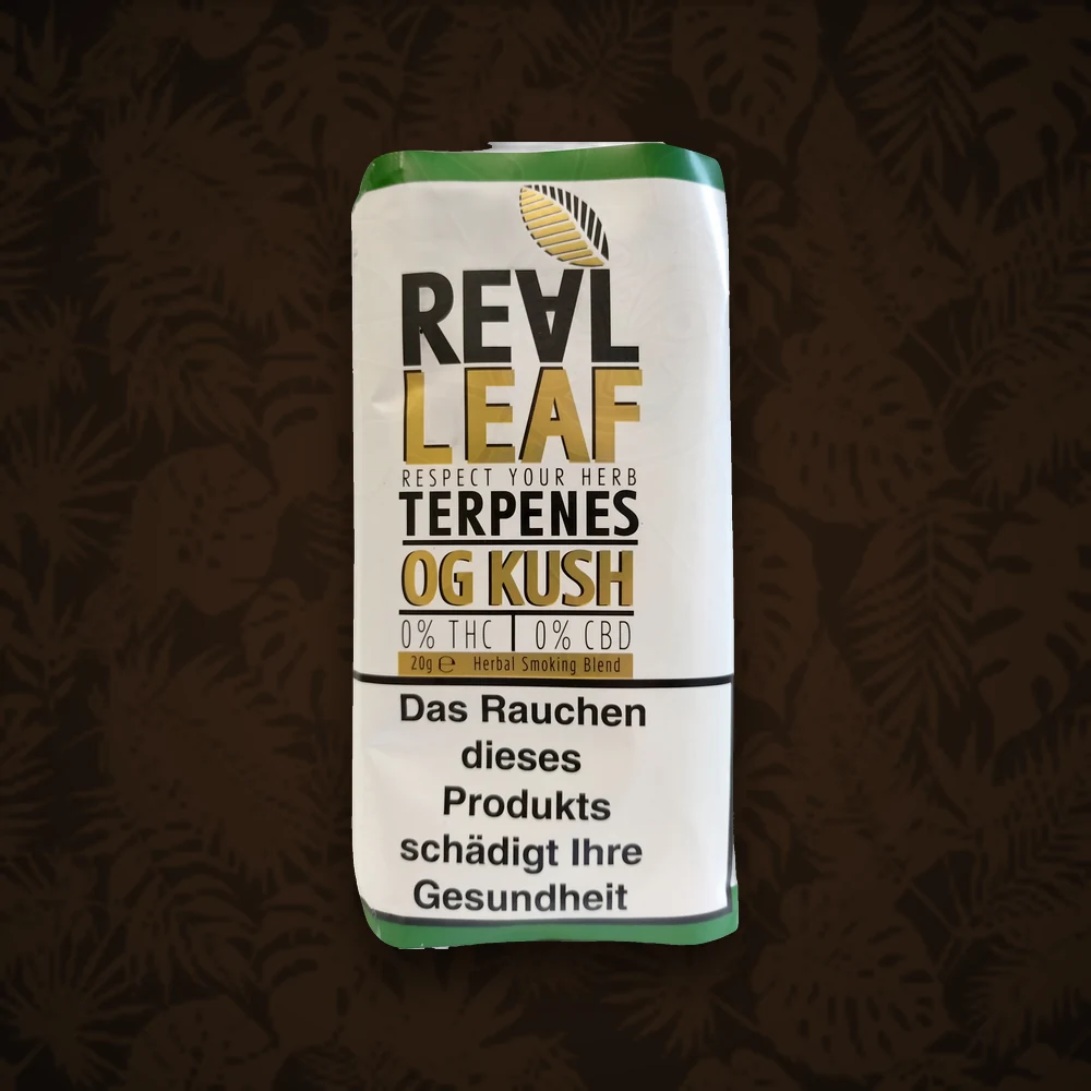 REAL LEAF Real Leaf Terpenes OG Kush 20g - Pfeifentabak