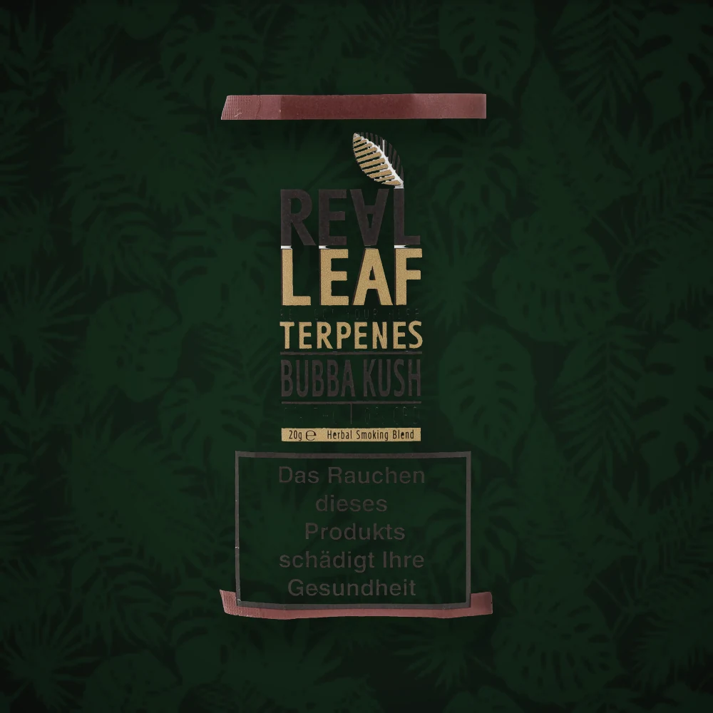 REAL LEAF Real Leaf Terpenes Bubba Kush 20g - Pfeifentabak