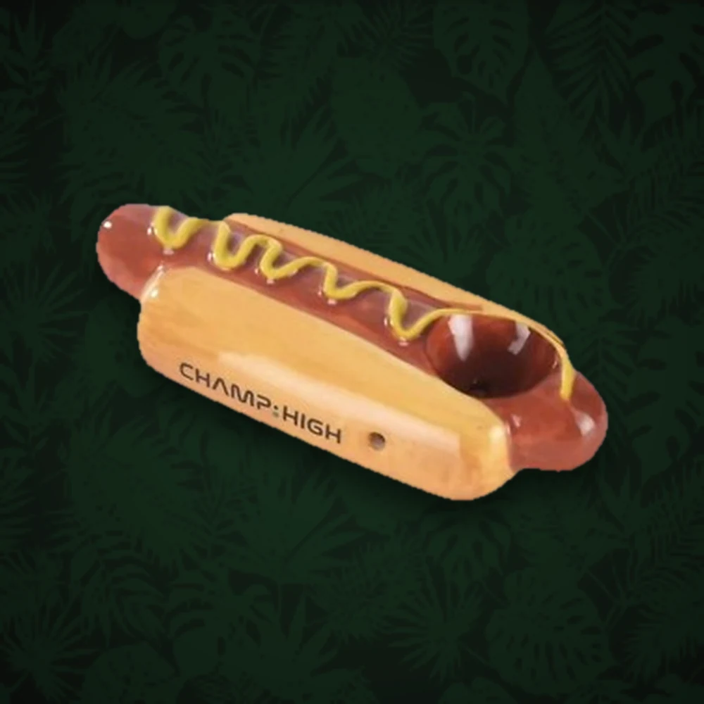 Champ High - Keramik Purpfeife Hot Dog - L:11,5cm — Ansicht 3