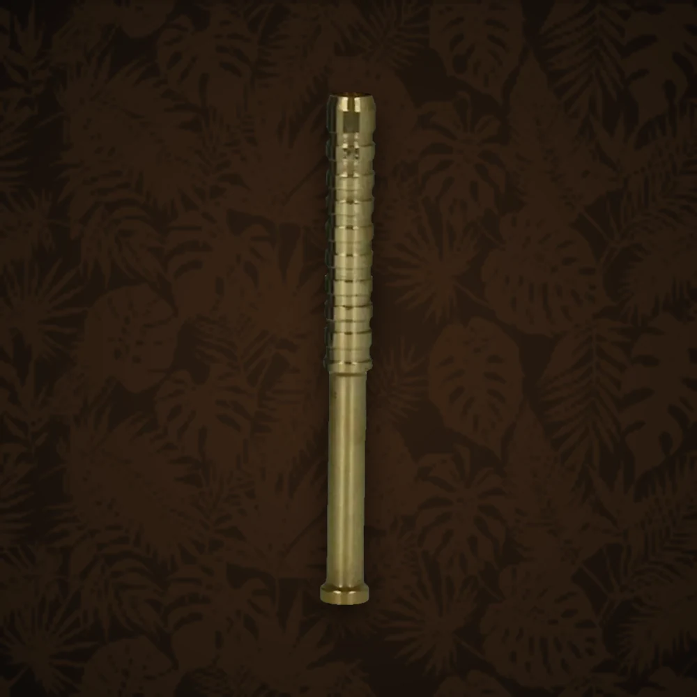 Pfeifen & Kawumms One Hitter - mit Auswurf - L:8cm D:6mm - Gold