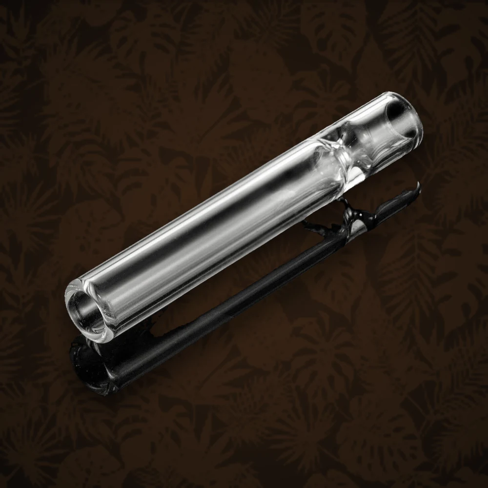 One Hitter "Lufka" aus Glas - Einfach - L8cm - Klar/Farblos — Ansicht 3