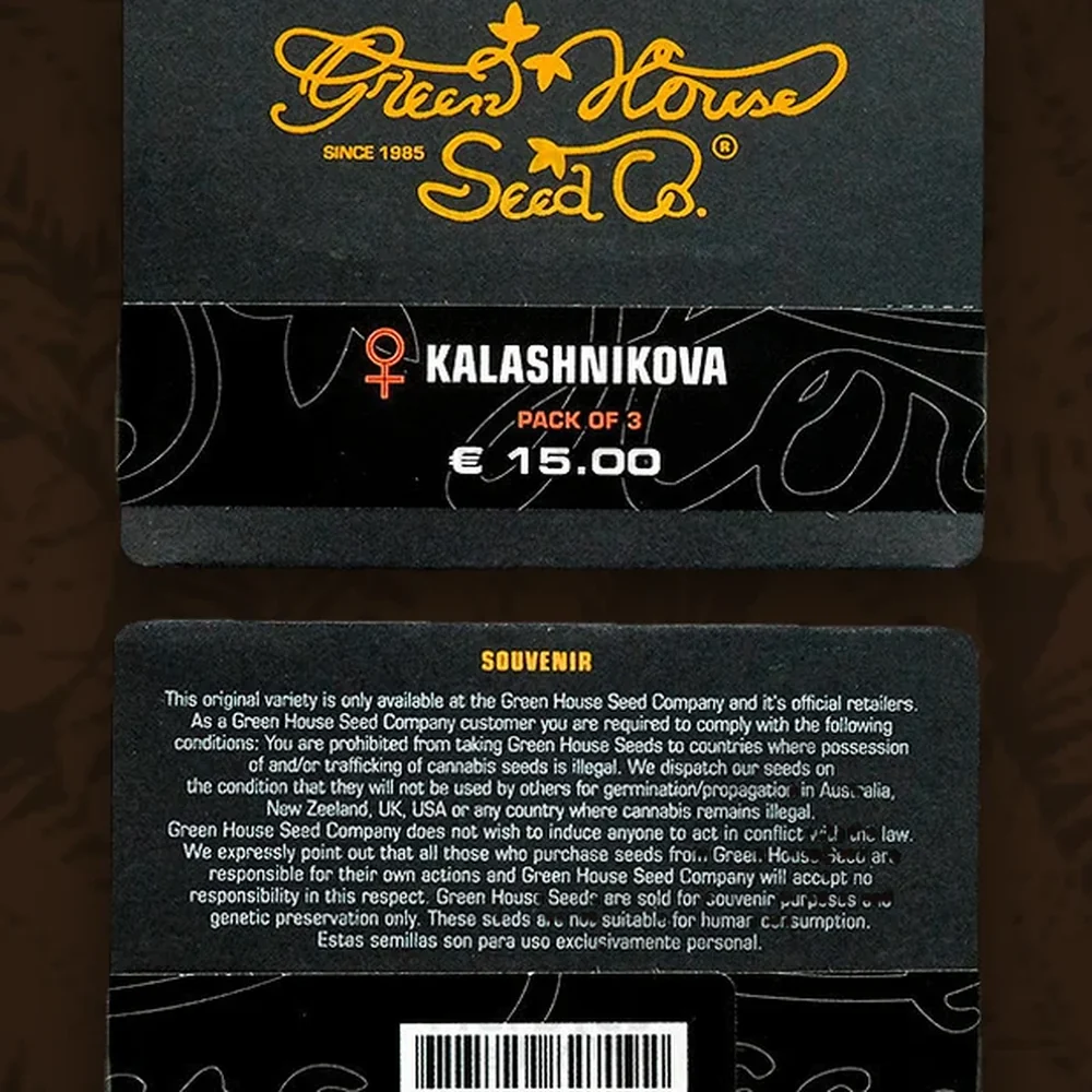 Green House Seeds - Kalashnikova - Feminisiert - 3 Stück — Ansicht 2
