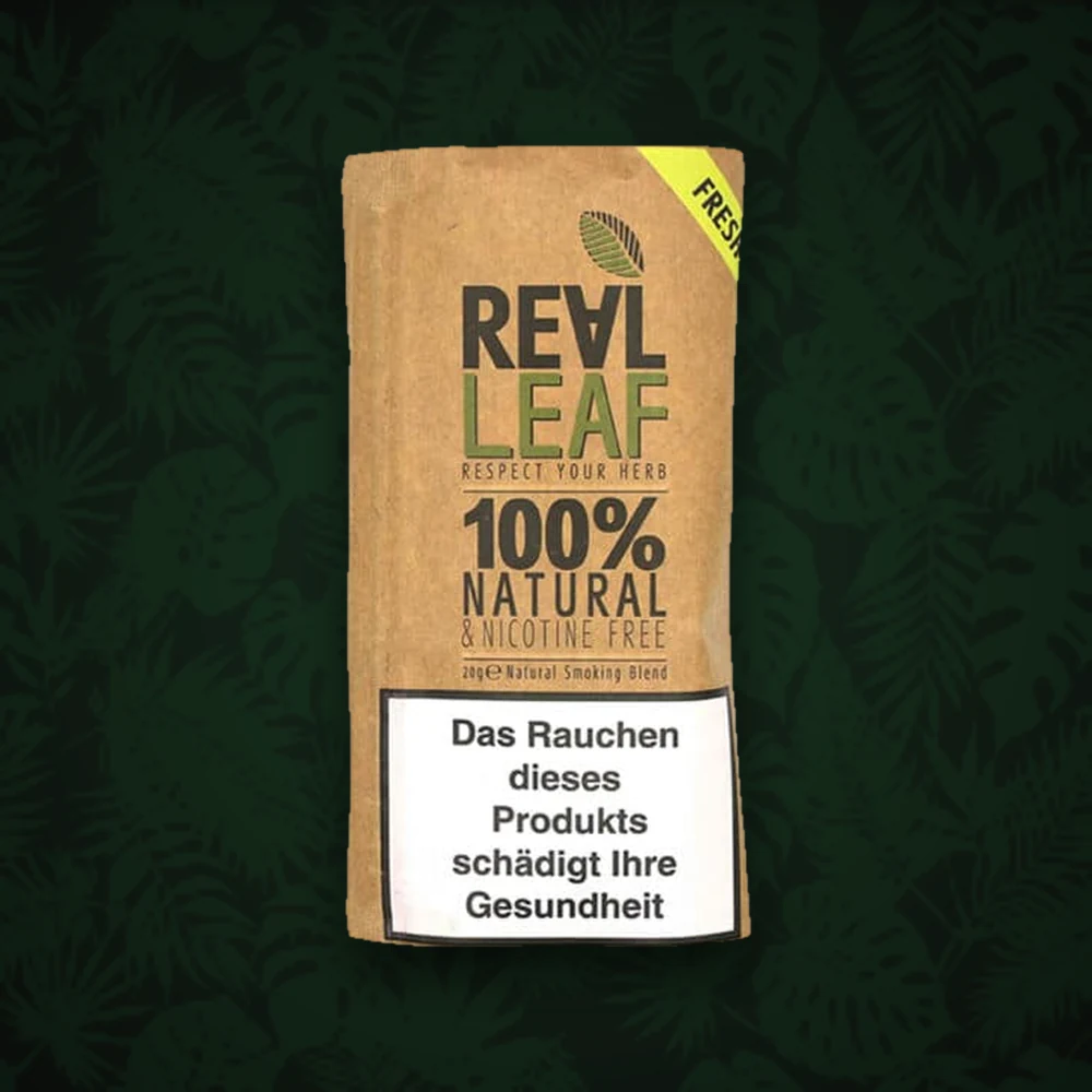 REAL LEAF Real Leaf - Tabakersatz - 20g - Fresh (mit Minze)
