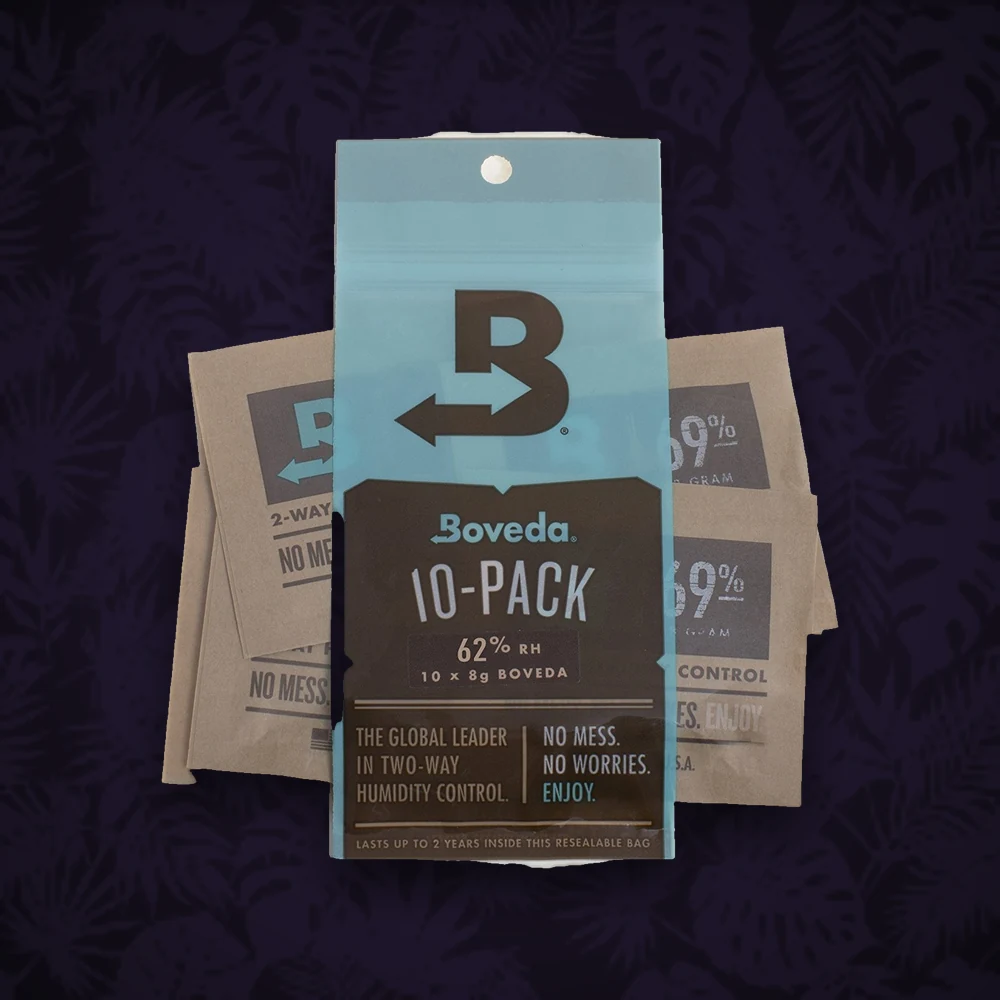 Veredelung & Verarbeitung Boveda Humidipak 62% (2-Wege-Feuchtigkeitskontrolle) - Medium 8g (für max. 30g)