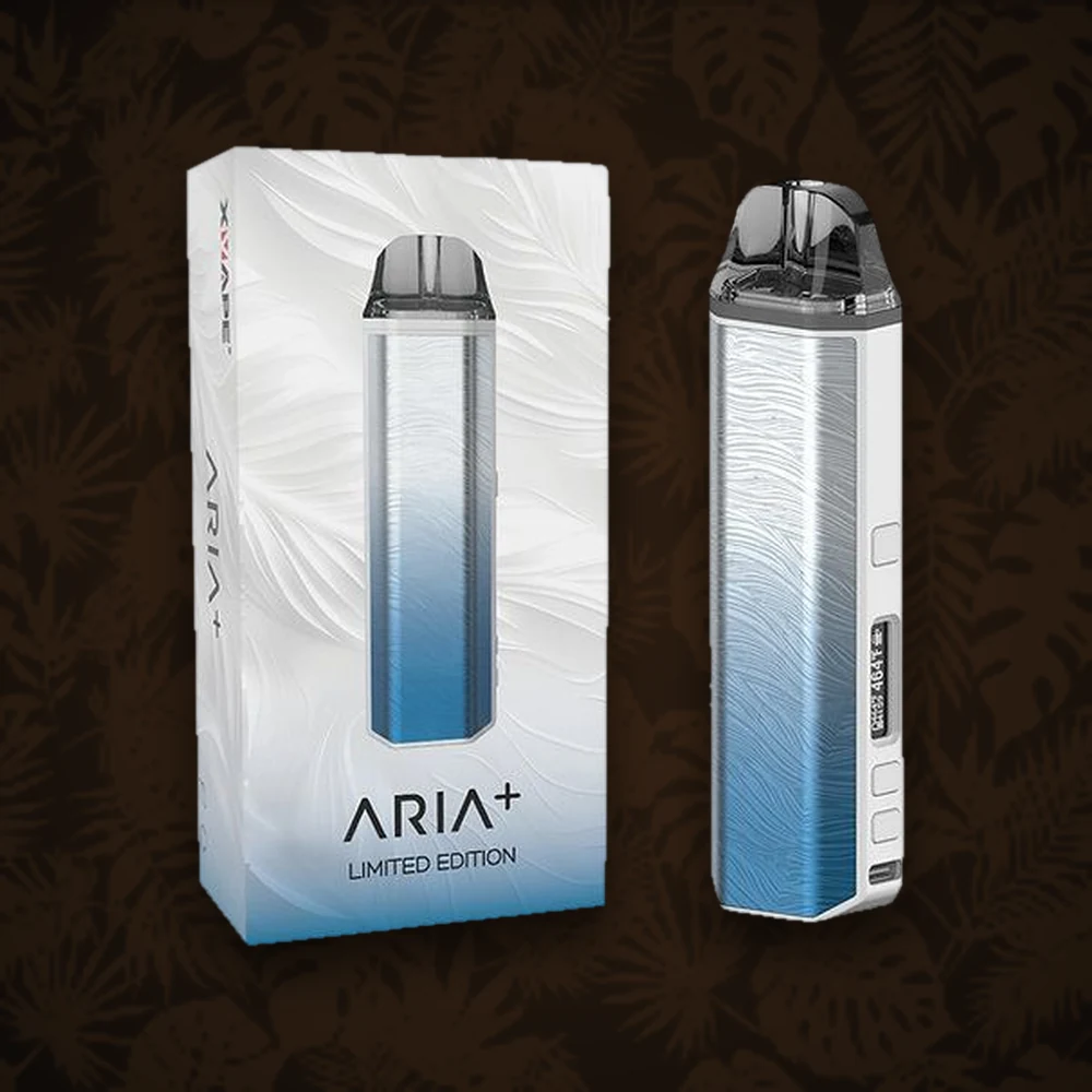 Vaporizer XVape Aria Plus + Vaporizer - Frostwave (Silber/Blau)