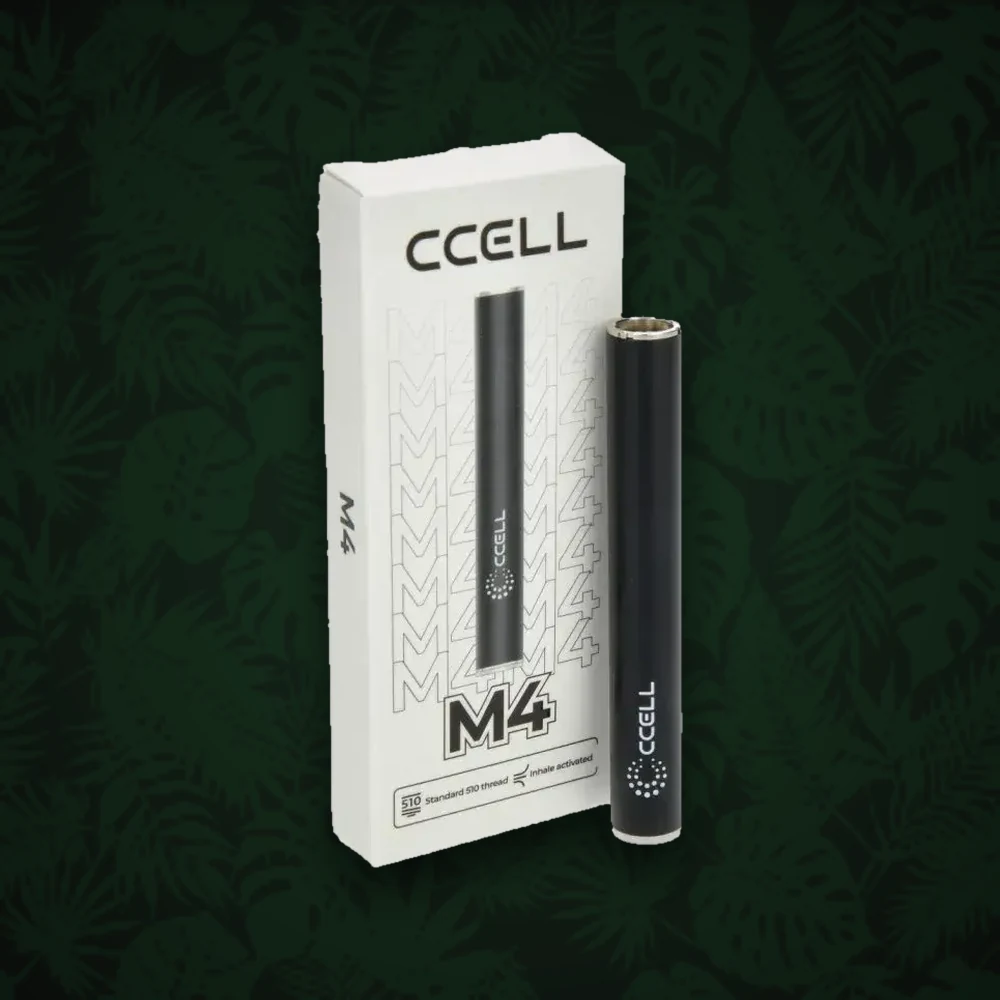 Vaporizer Zubehör CCELL Akkuträger M4 - 510er Gewinde - 290mAh - Zugautomatik - schwarz