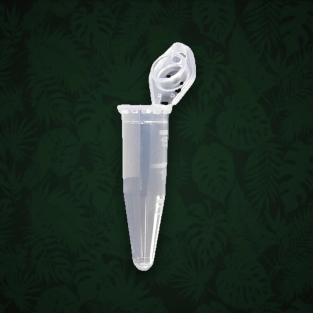 Waagen, Tütchen & Reaktionsgefäße Reaktionsgefäß 1,5ml mit Deckel - 100er Pack - Transparent/Lila